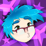 The most recent avatar I drew for myself in SAI, with extra added FABULOUS~